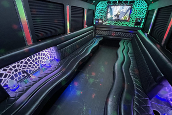 Alexandria Limo Bus Interior