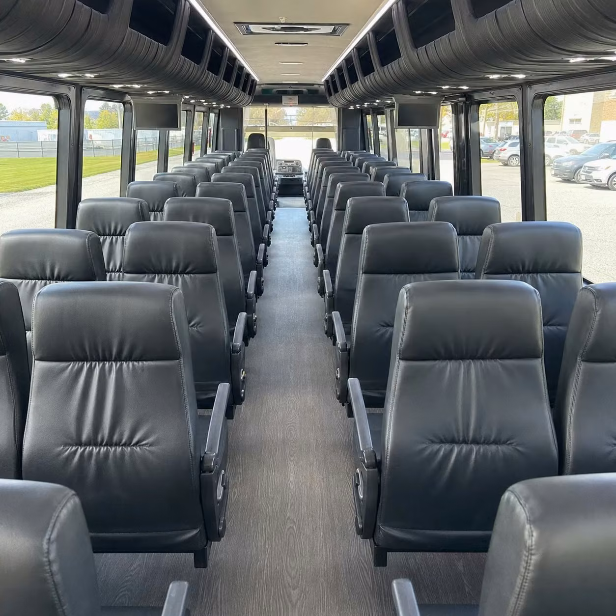 25 passenger minibus interior