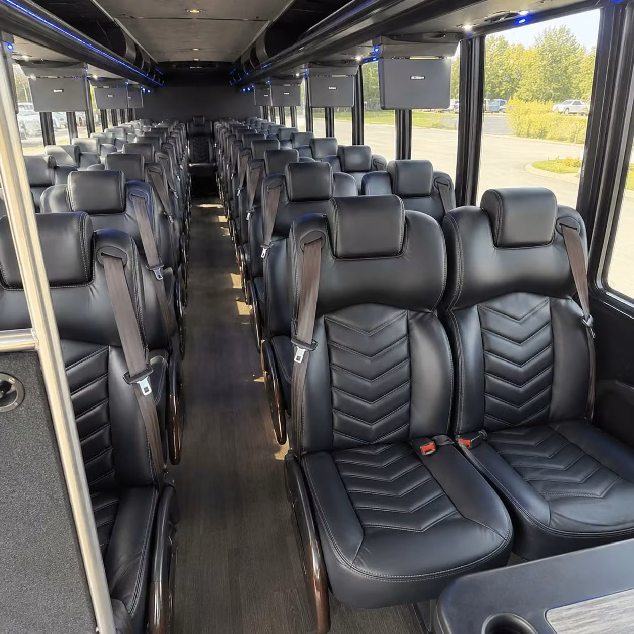 35 passenger minibus inside