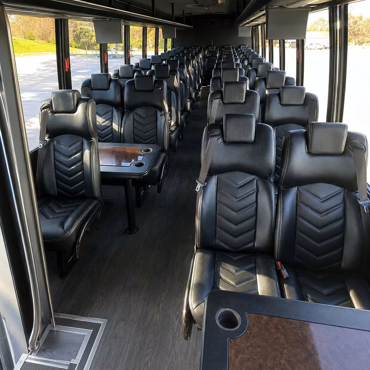 35 passenger minibus interior