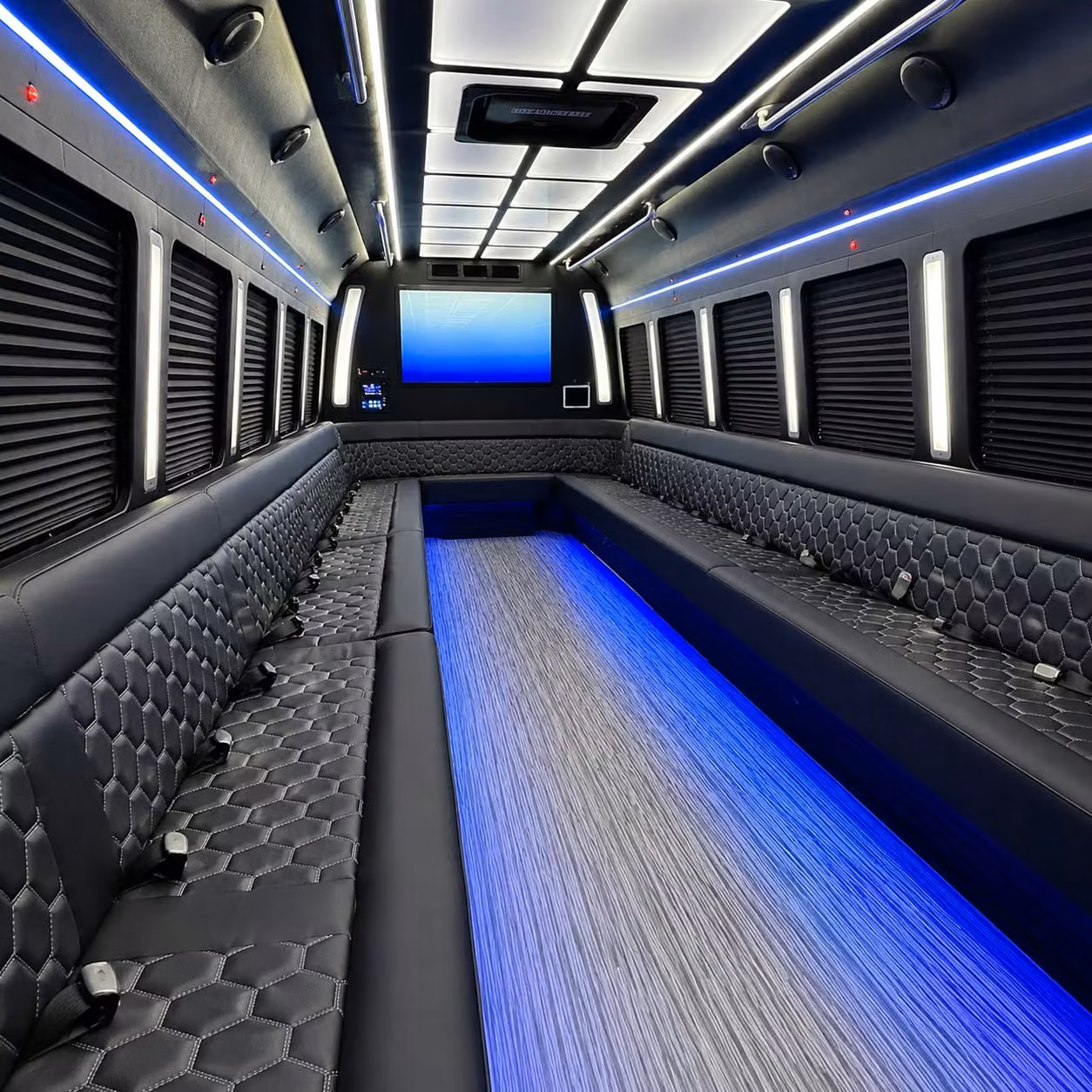 party bus interior