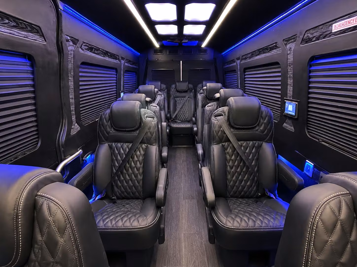sprinter van with driver interior